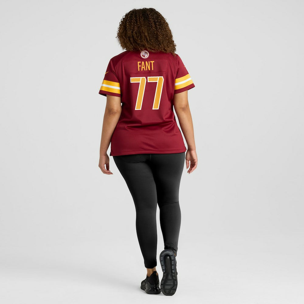 George Fant Washington Commanders Women's Team Game Jersey - Burgundy