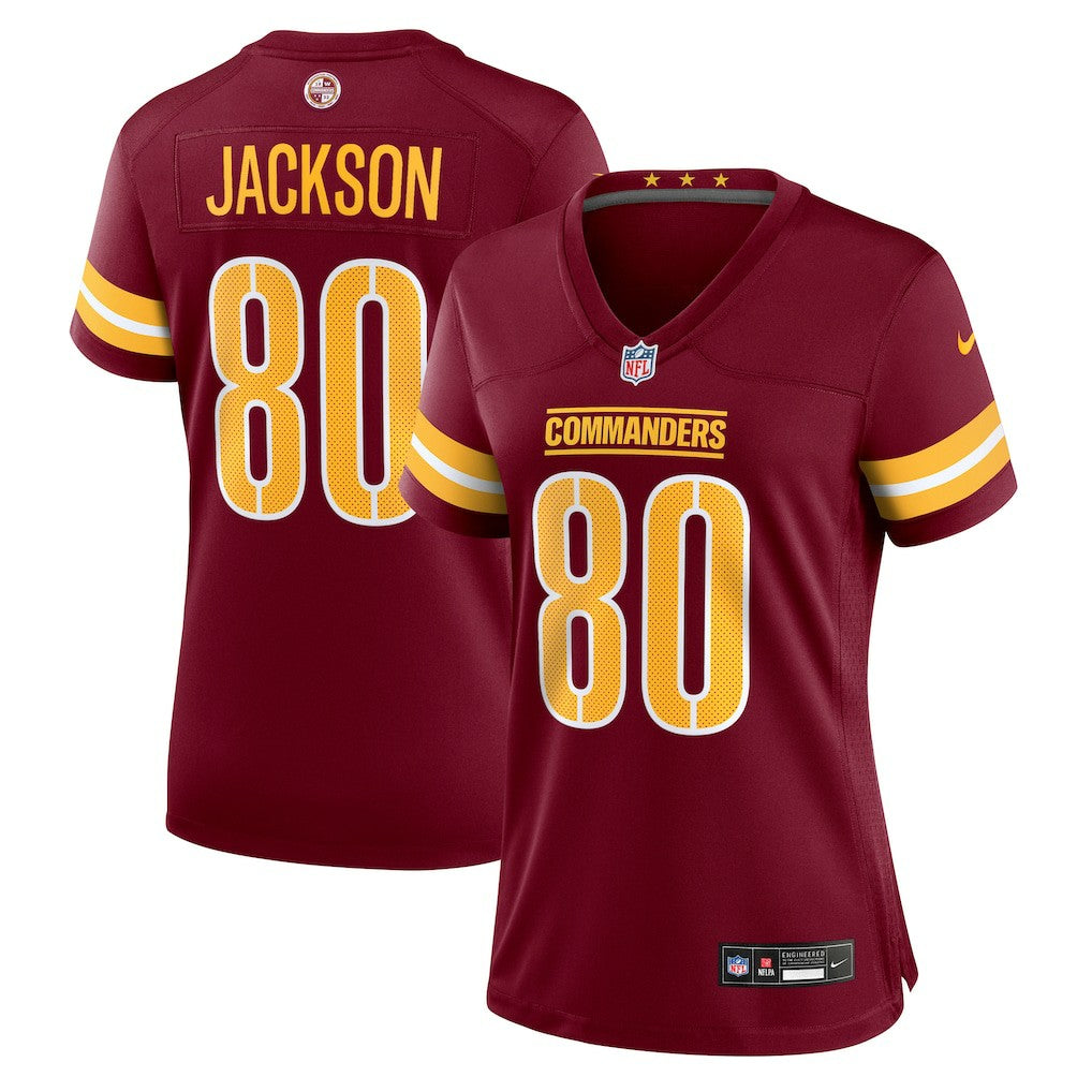 Tyree Jackson Washington Commanders Women's Team Game Jersey - Burgundy