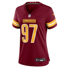 Eddie Goldman Washington Commanders Women's Team Game Jersey - Burgundy