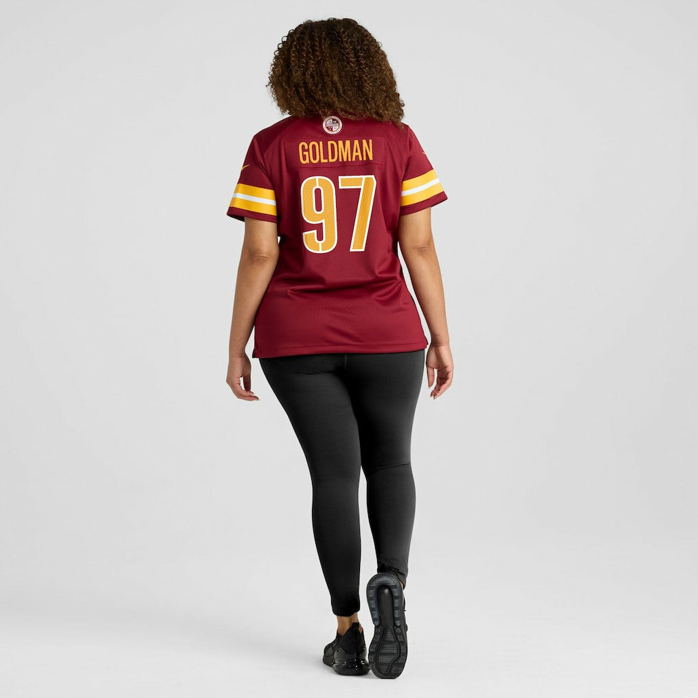Eddie Goldman Washington Commanders Women's Team Game Jersey - Burgundy