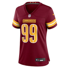 Javon Kinlaw Washington Commanders Women's Team Game Jersey - Burgundy