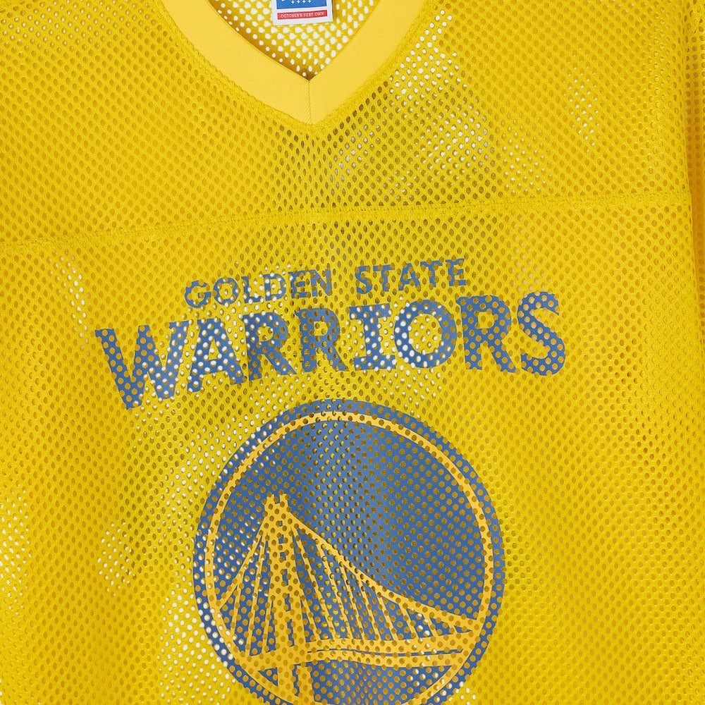 Golden State Warriors OVO x NBA Mesh Football Fashion Jersey sale - Gold online