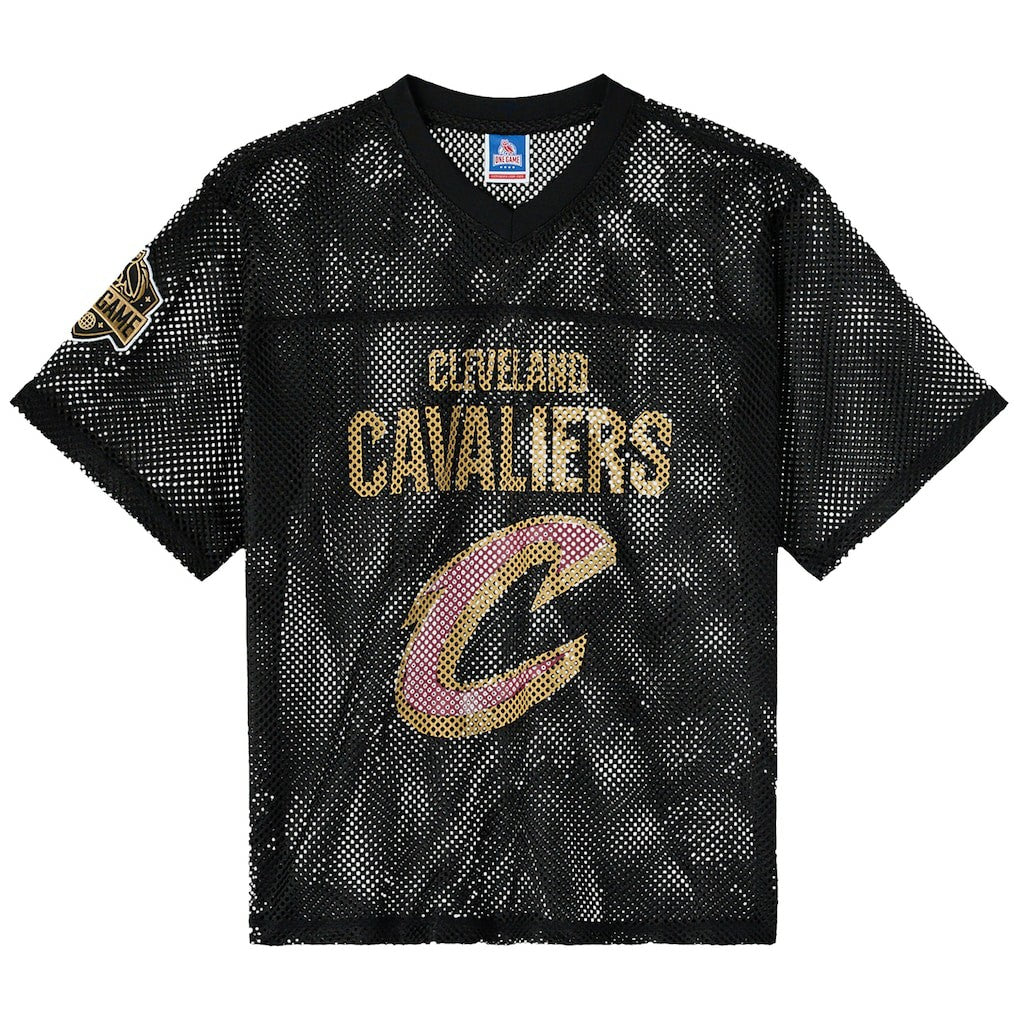 Cleveland Cavaliers OVO x NBA Mesh Football Fashion Jersey sale - Black cheap