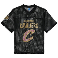 Cleveland Cavaliers OVO x NBA Mesh Football Fashion Jersey sale - Black cheap