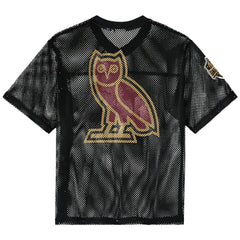 Cleveland Cavaliers OVO x NBA Mesh Football Fashion Jersey sale - Black cheap