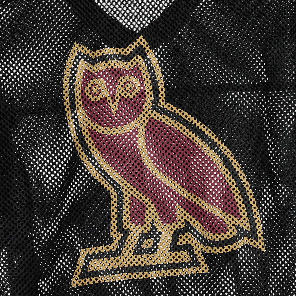 Cleveland Cavaliers OVO x NBA Mesh Football Fashion Jersey sale - Black cheap