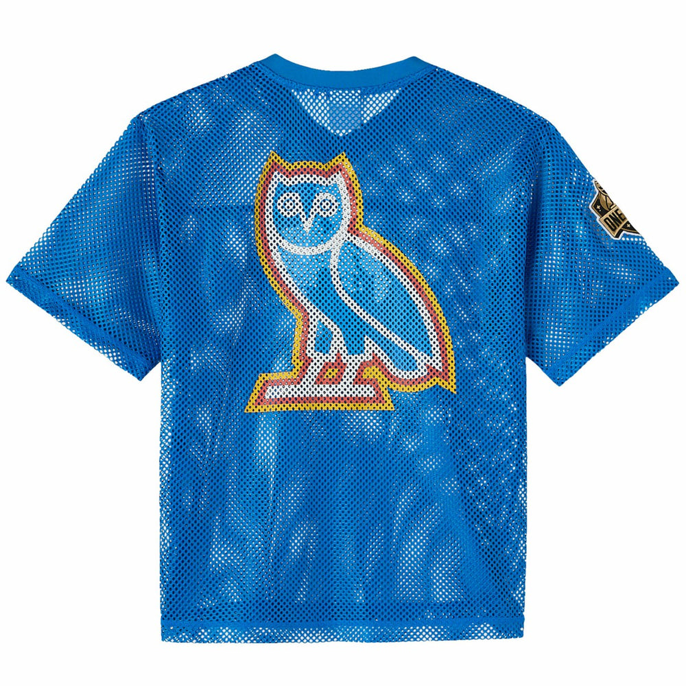 Oklahoma City Thunder OVO x NBA Mesh Football Fashion Jersey - Blue shop