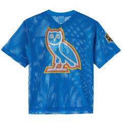 Oklahoma City Thunder OVO x NBA Mesh Football Fashion Jersey - Blue shop