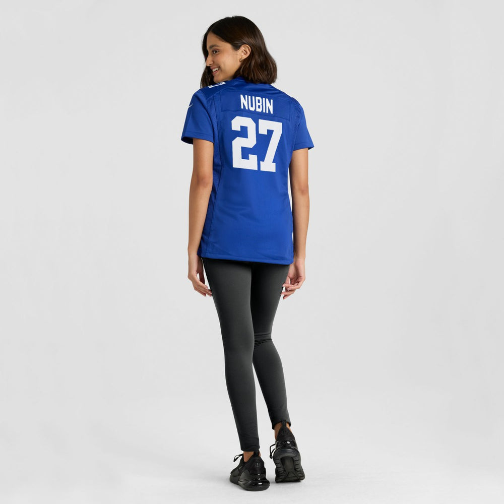 Tyler Nubin New York Giants Women's Team Game Jersey - Royal