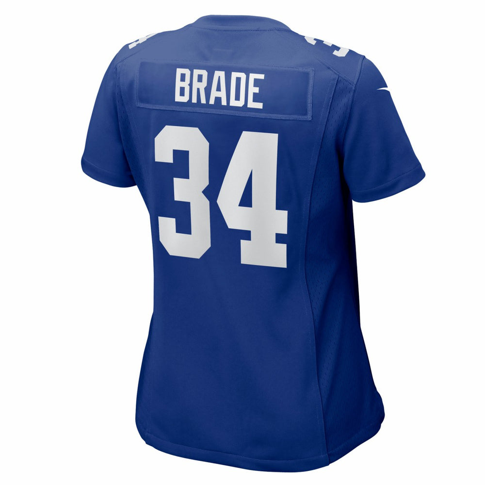 Beau Brade New York Giants Women's Team Game Jersey - Royal
