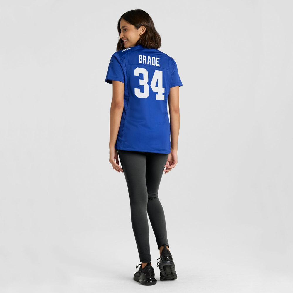 Beau Brade New York Giants Women's Team Game Jersey - Royal