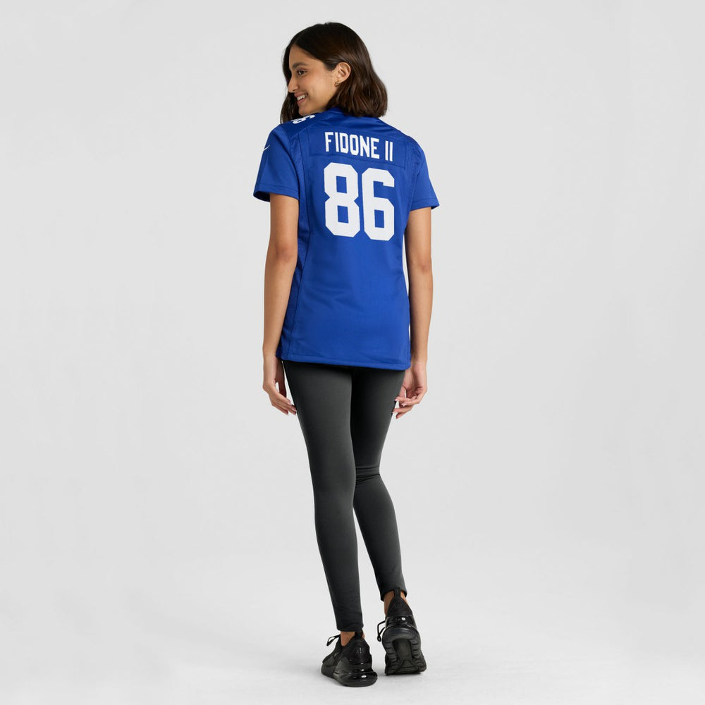 Thomas Fidone II New York Giants Women's Team Game Jersey - Royal