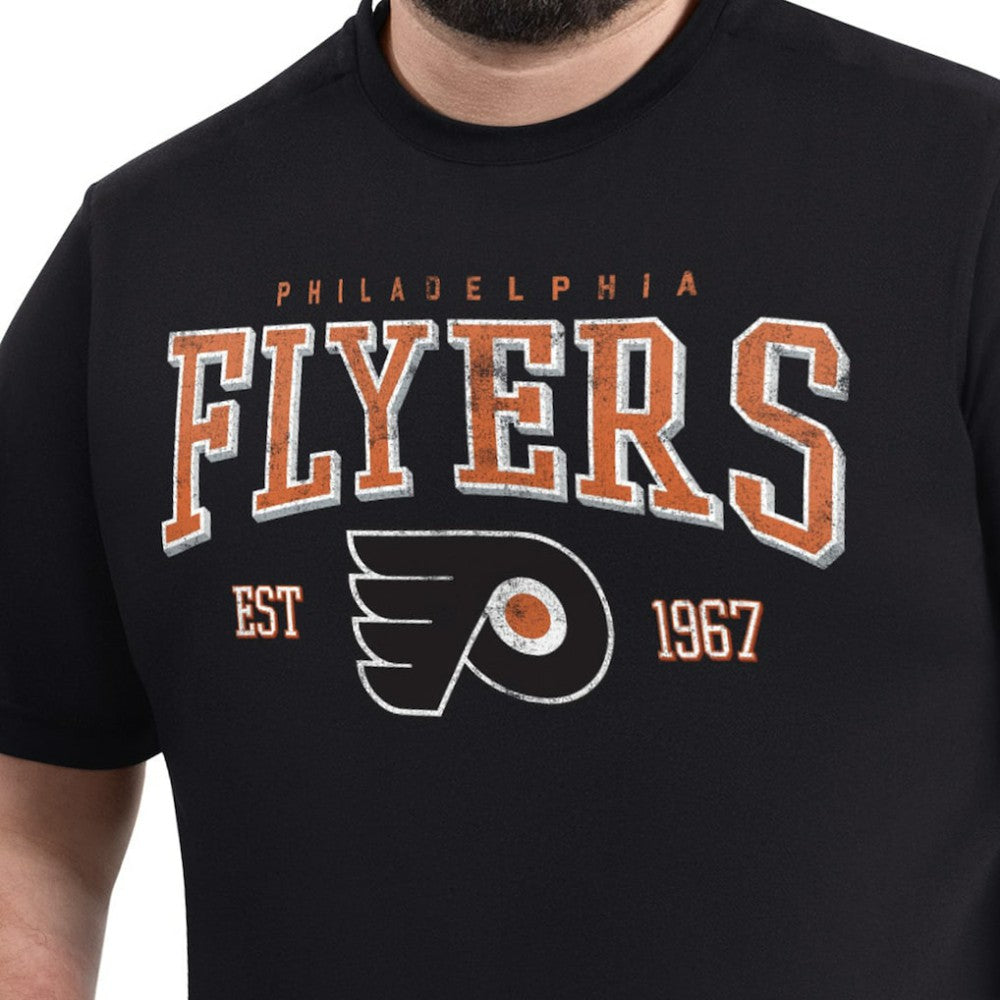 Philadelphia Flyers G-III Sports by Carl Banks Adaptive Classic Team Graphic T-Shirt Black