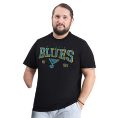 St. Louis Blues G-III Sports by Carl Banks Adaptive Classic Team Graphic T-Shirt Black