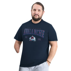 Colorado Avalanche G-III Sports by Carl Banks Adaptive Classic Team Graphic T-Shirt Navy