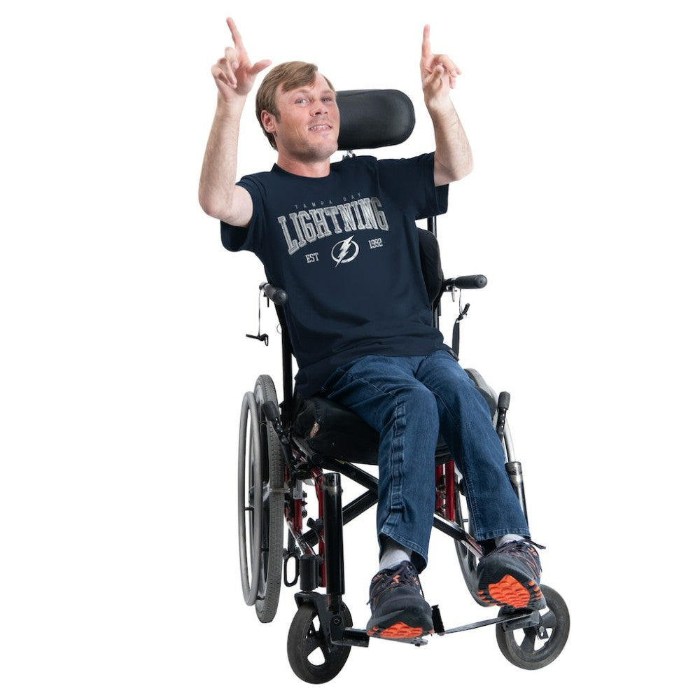 Tampa Bay Lightning G-III Sports by Carl Banks Adaptive Classic Team Graphic T-Shirt Navy