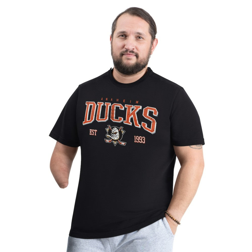 Anaheim Ducks G-III Sports by Carl Banks Adaptive Classic Team Graphic T-Shirt Black