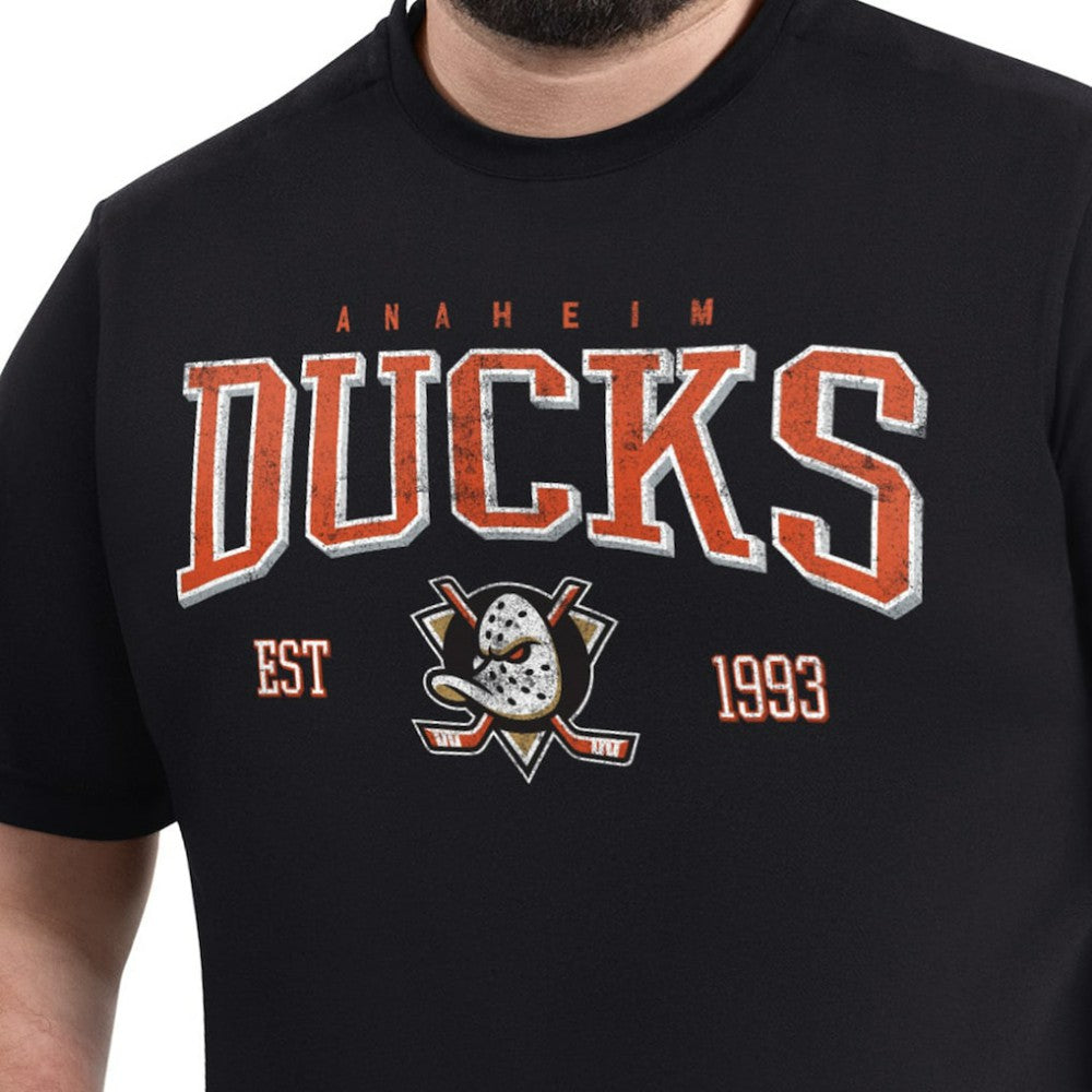 Anaheim Ducks G-III Sports by Carl Banks Adaptive Classic Team Graphic T-Shirt Black
