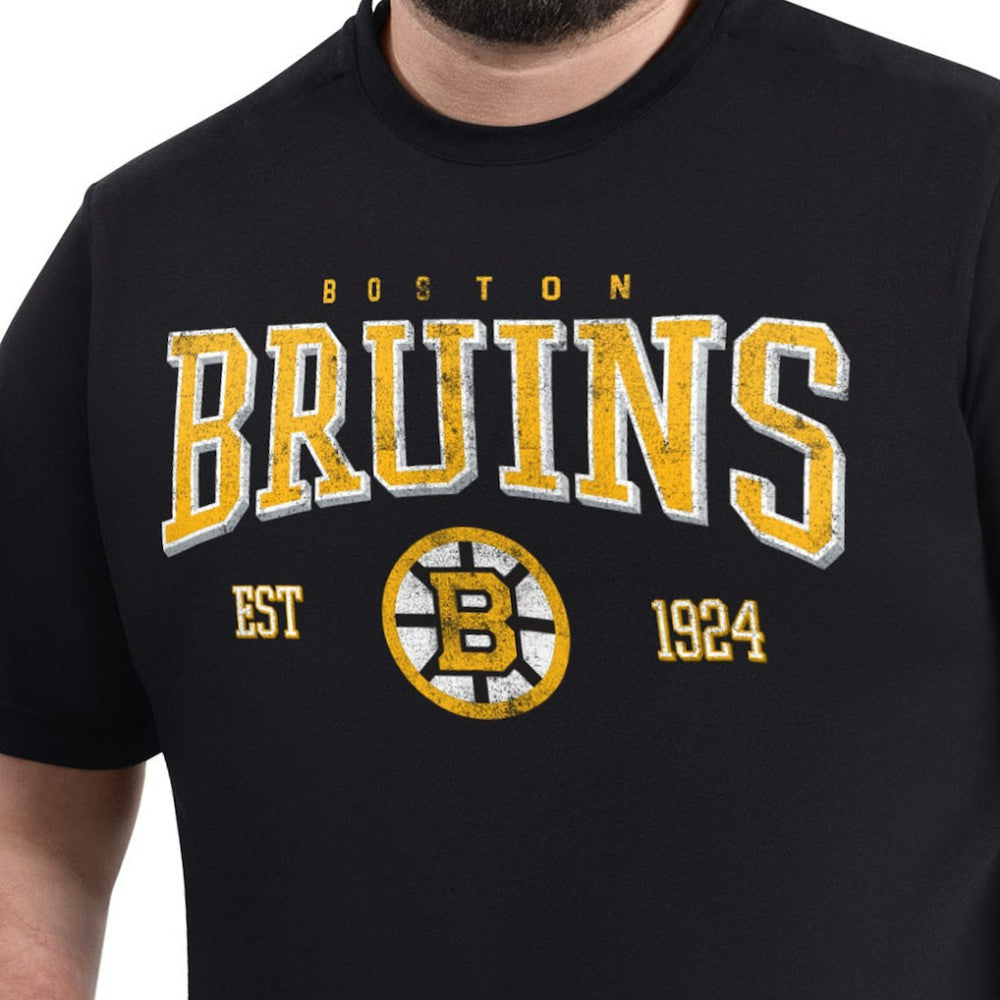 Boston Bruins G-III Sports by Carl Banks Adaptive Classic Team Graphic T-Shirt Black