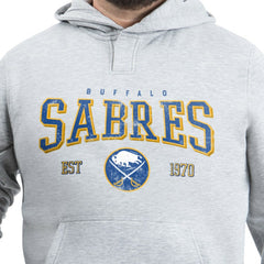 Buffalo Sabres G-III Sports by Carl Banks Adaptive Classic Team Spirit Fleece Hoodie Gray