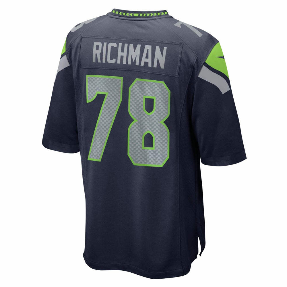 Mason Richman Seattle Seahawks Team Game Jersey - College Navy