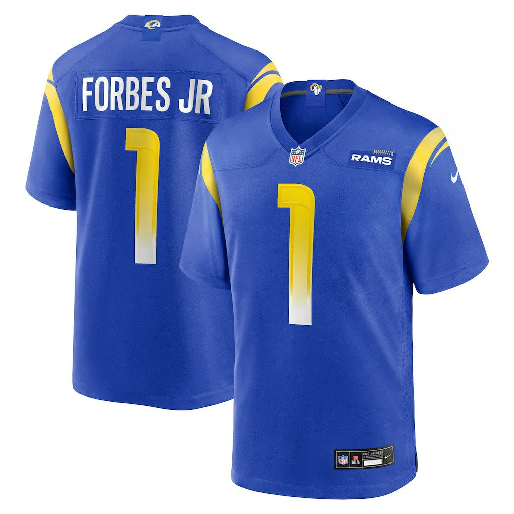 Emmanuel Forbes Jr. Los Angeles Rams Team Game Jersey - Royal