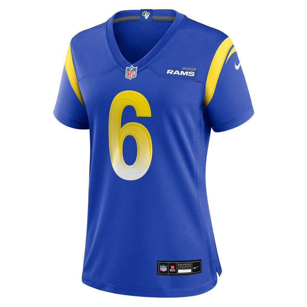 Nick Hampton Los Angeles Rams Women's Team Game Jersey - Royal