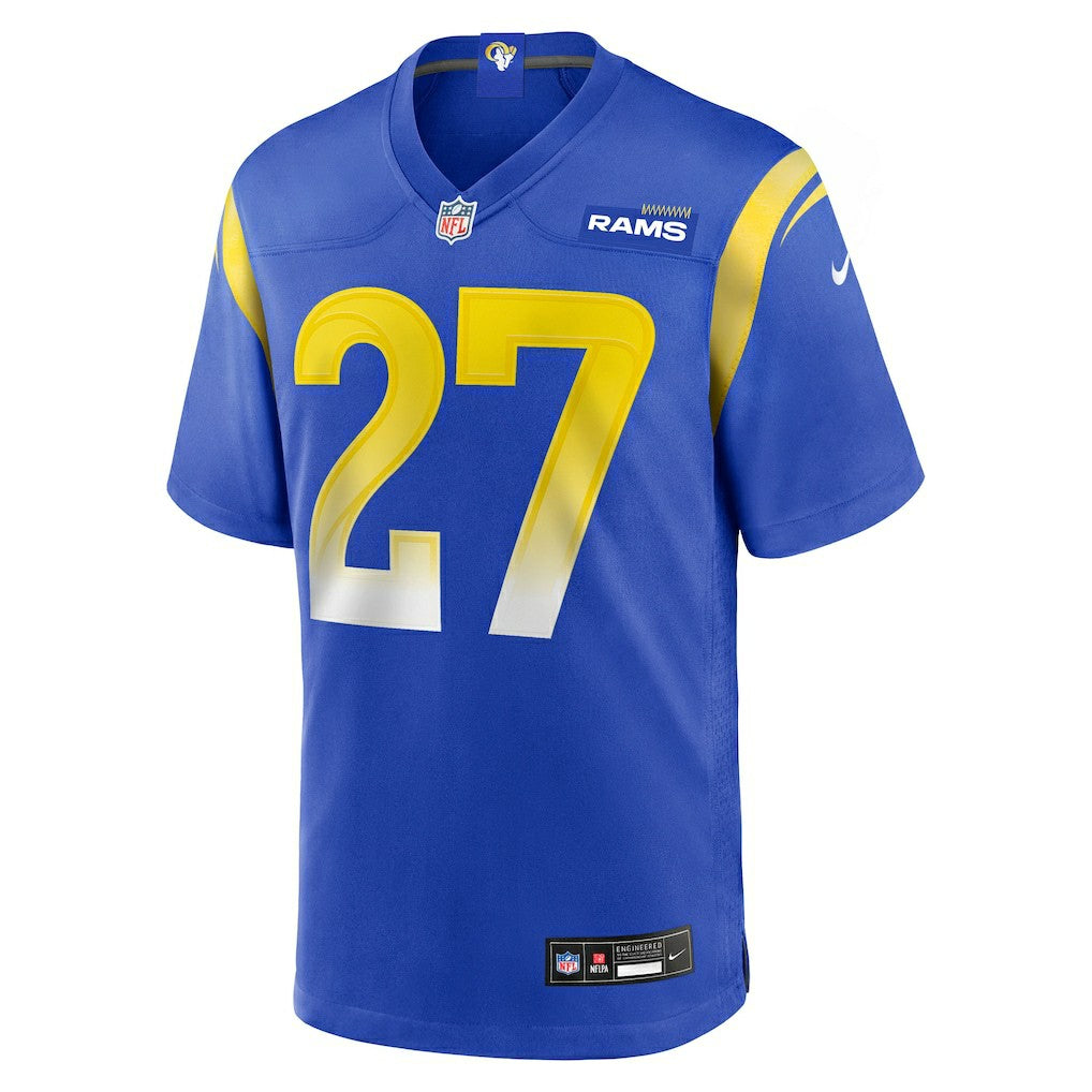 Jarquez Hunter Los Angeles Rams Team Game Jersey - Royal