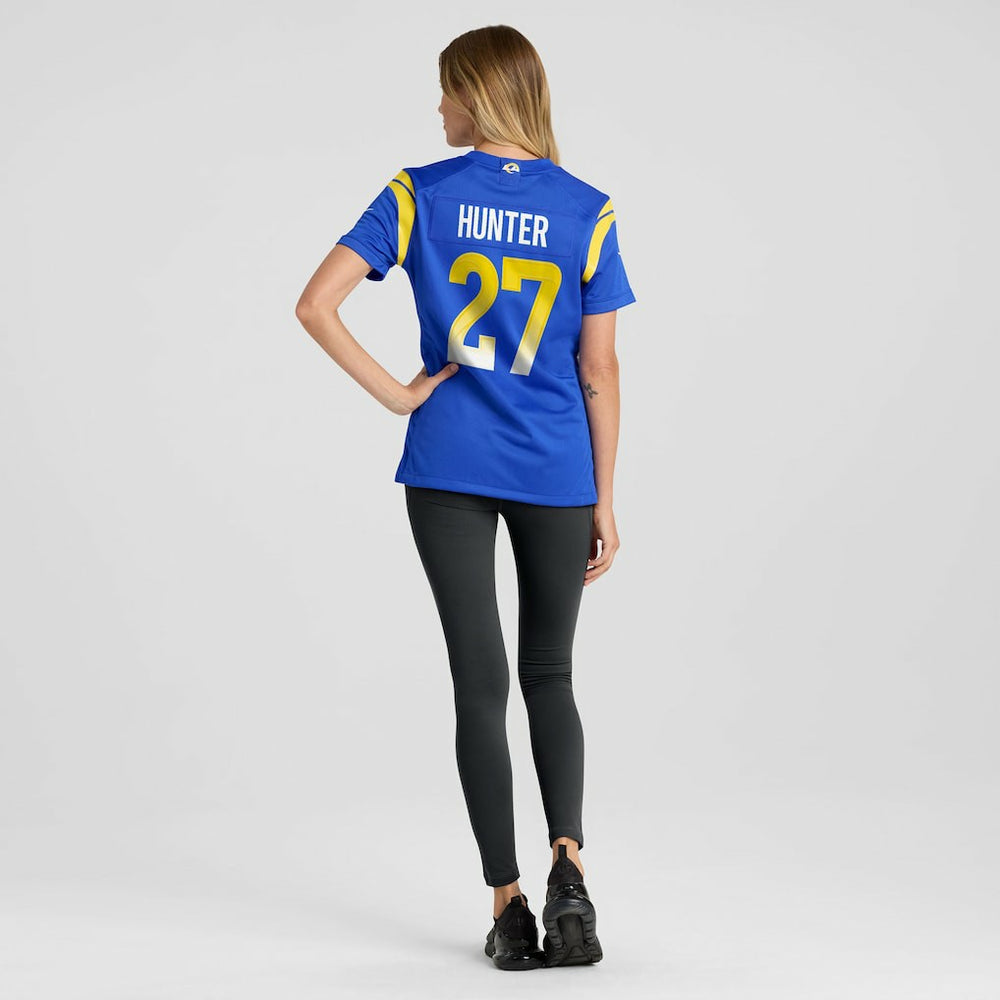 Jarquez Hunter Los Angeles Rams Women's Team Game Jersey - Royal