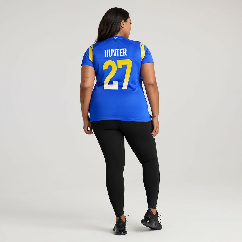 Jarquez Hunter Los Angeles Rams Women's Team Game Jersey - Royal