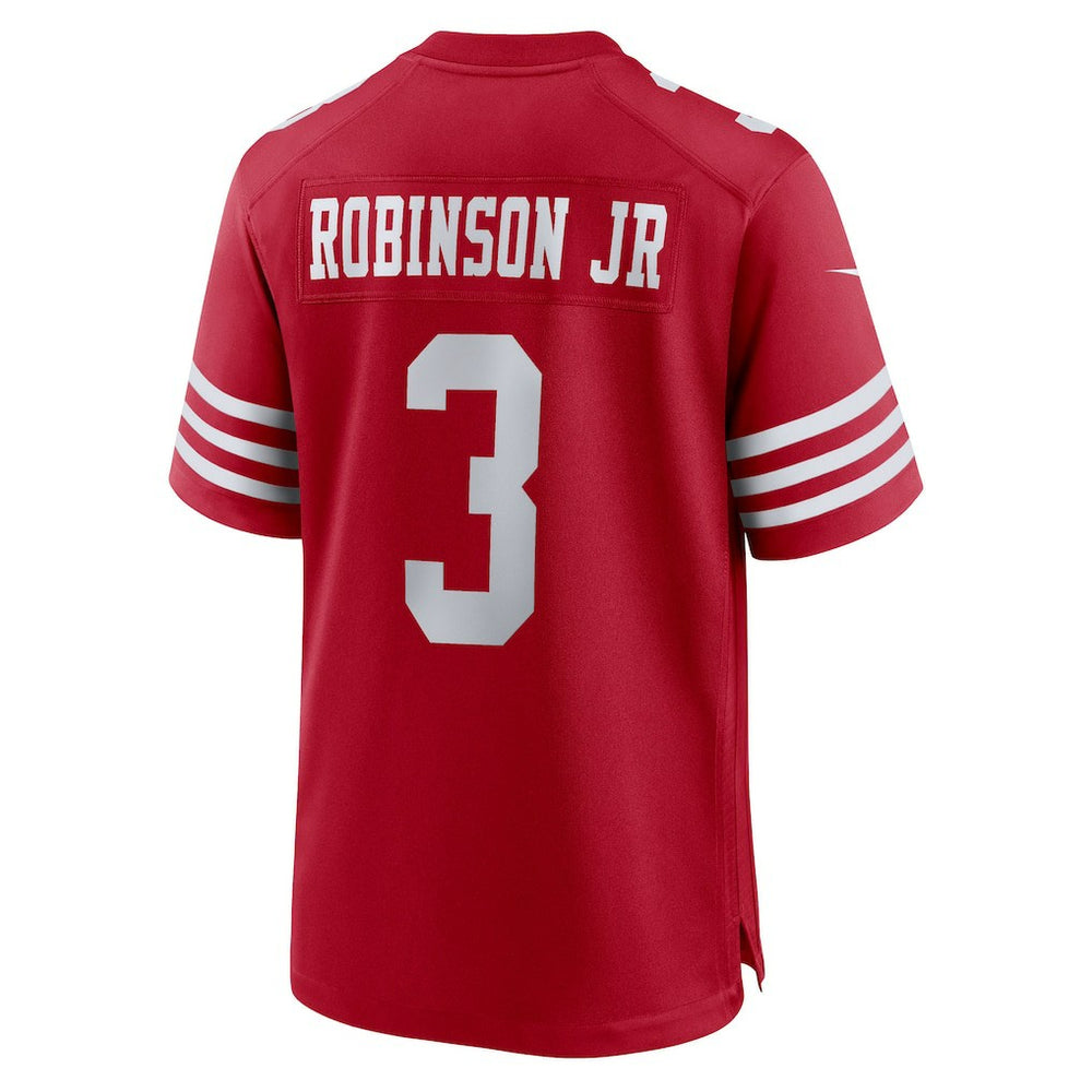Brian Robinson Jr. San Francisco 49ers Team Game Jersey - Scarlet