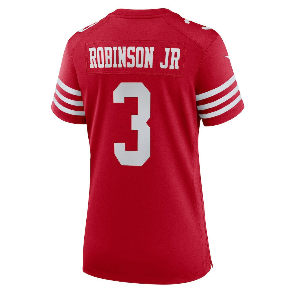Brian Robinson Jr. San Francisco 49ers Women's Team Game Jersey - Scarlet