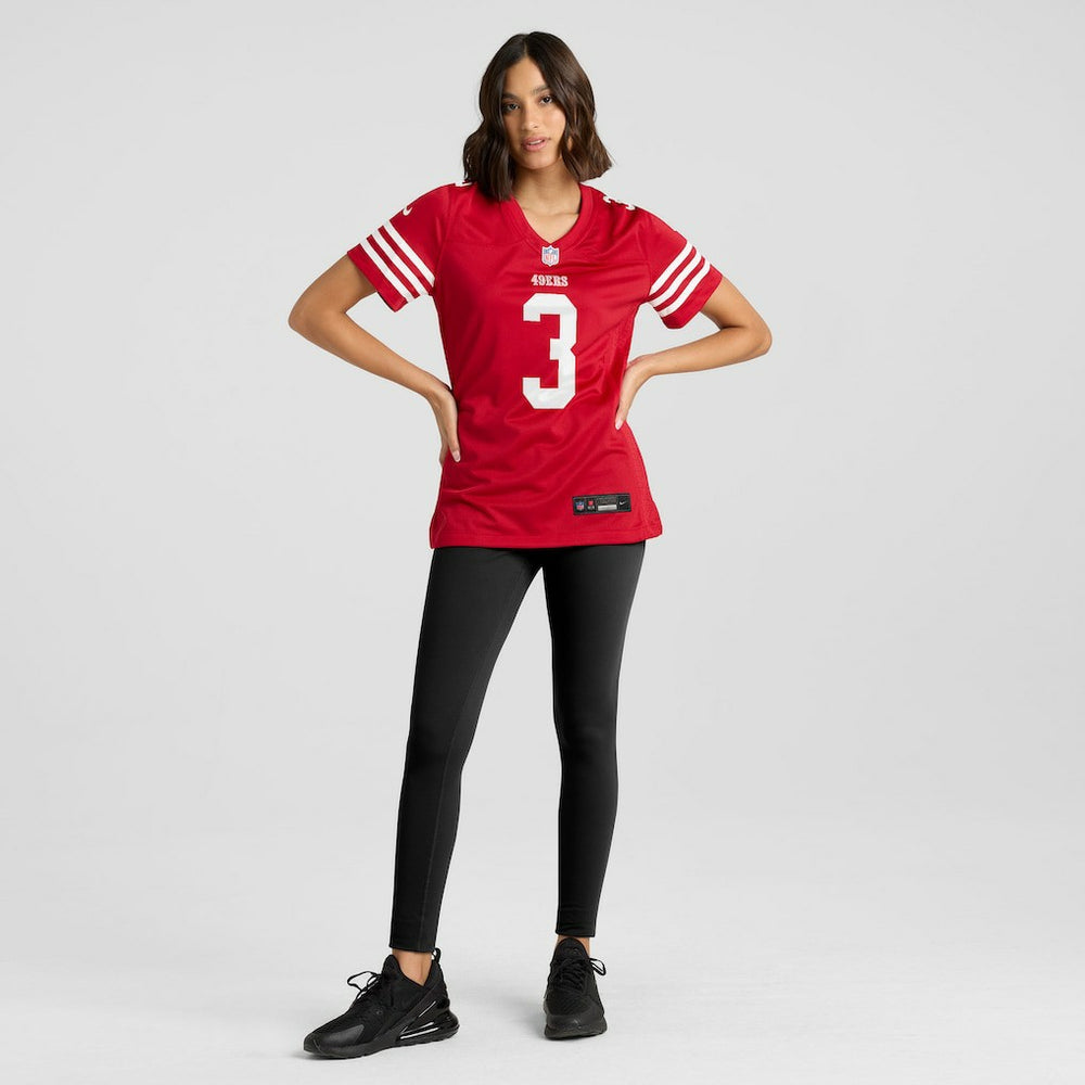 Brian Robinson Jr. San Francisco 49ers Women's Team Game Jersey - Scarlet