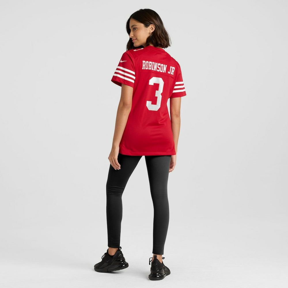 Brian Robinson Jr. San Francisco 49ers Women's Team Game Jersey - Scarlet