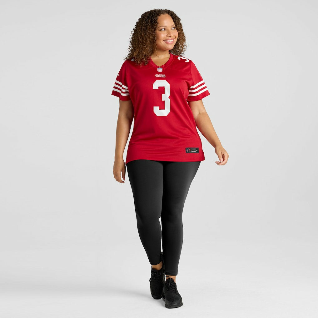 Brian Robinson Jr. San Francisco 49ers Women's Team Game Jersey - Scarlet