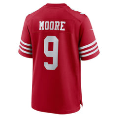 Skyy Moore San Francisco 49ers Team Game Jersey - Scarlet