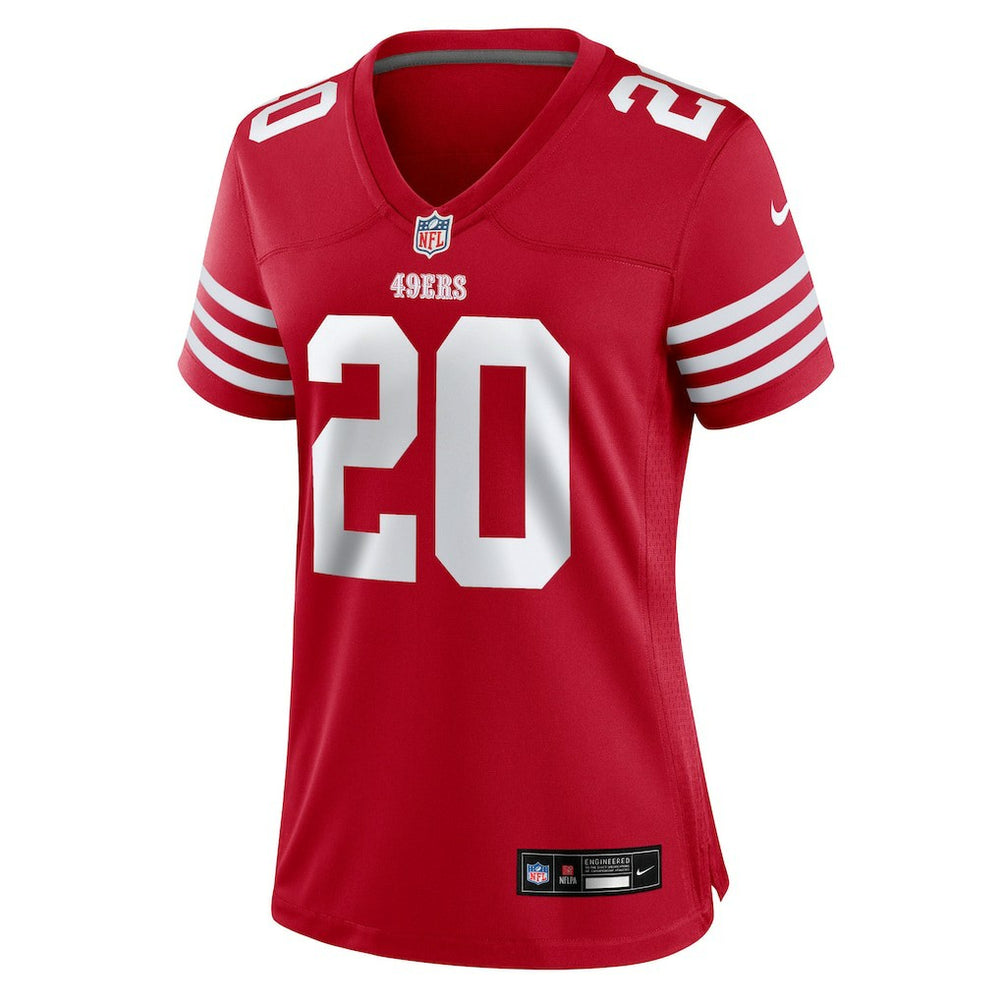 Upton Stout San Francisco 49ers Women's Team Game Jersey - Scarlet