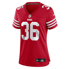 Marques Sigle San Francisco 49ers Women's Team Game Jersey - Scarlet