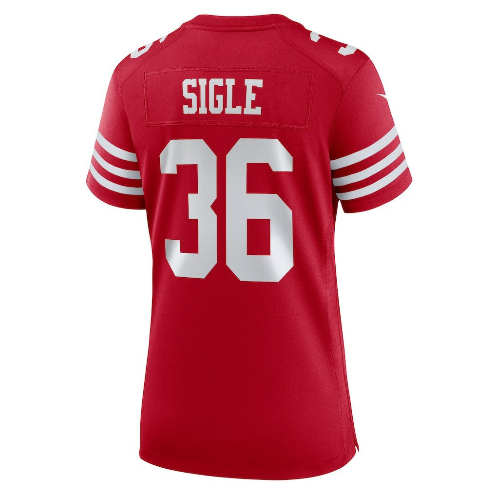 Marques Sigle San Francisco 49ers Women's Team Game Jersey - Scarlet