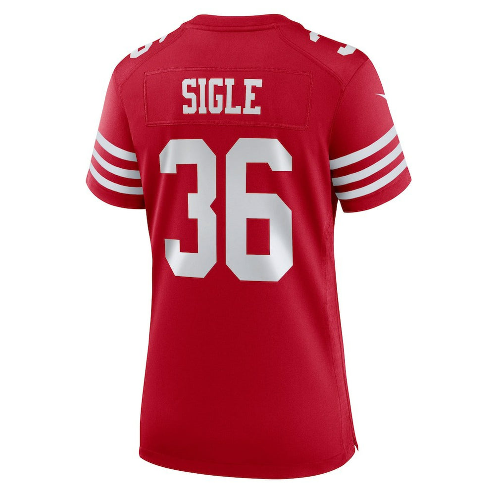 Marques Sigle San Francisco 49ers Women's Team Game Jersey - Scarlet