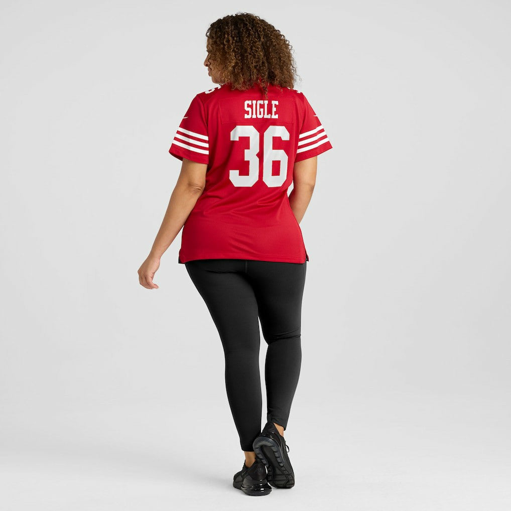 Marques Sigle San Francisco 49ers Women's Team Game Jersey - Scarlet