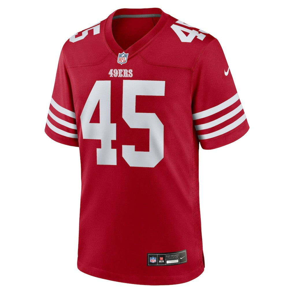 Nick Martin San Francisco 49ers Team Game Jersey - Scarlet