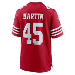 Nick Martin San Francisco 49ers Team Game Jersey - Scarlet
