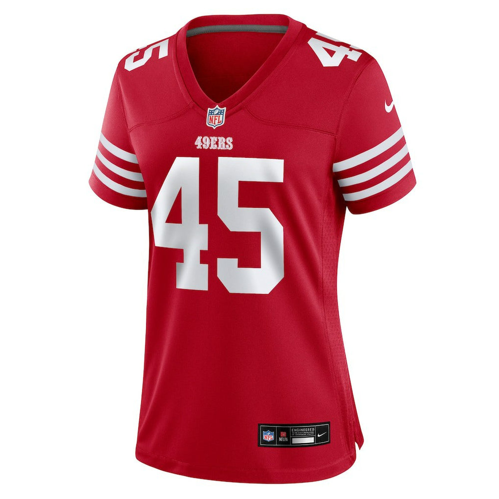 Nick Martin San Francisco 49ers Women's Team Game Jersey - Scarlet