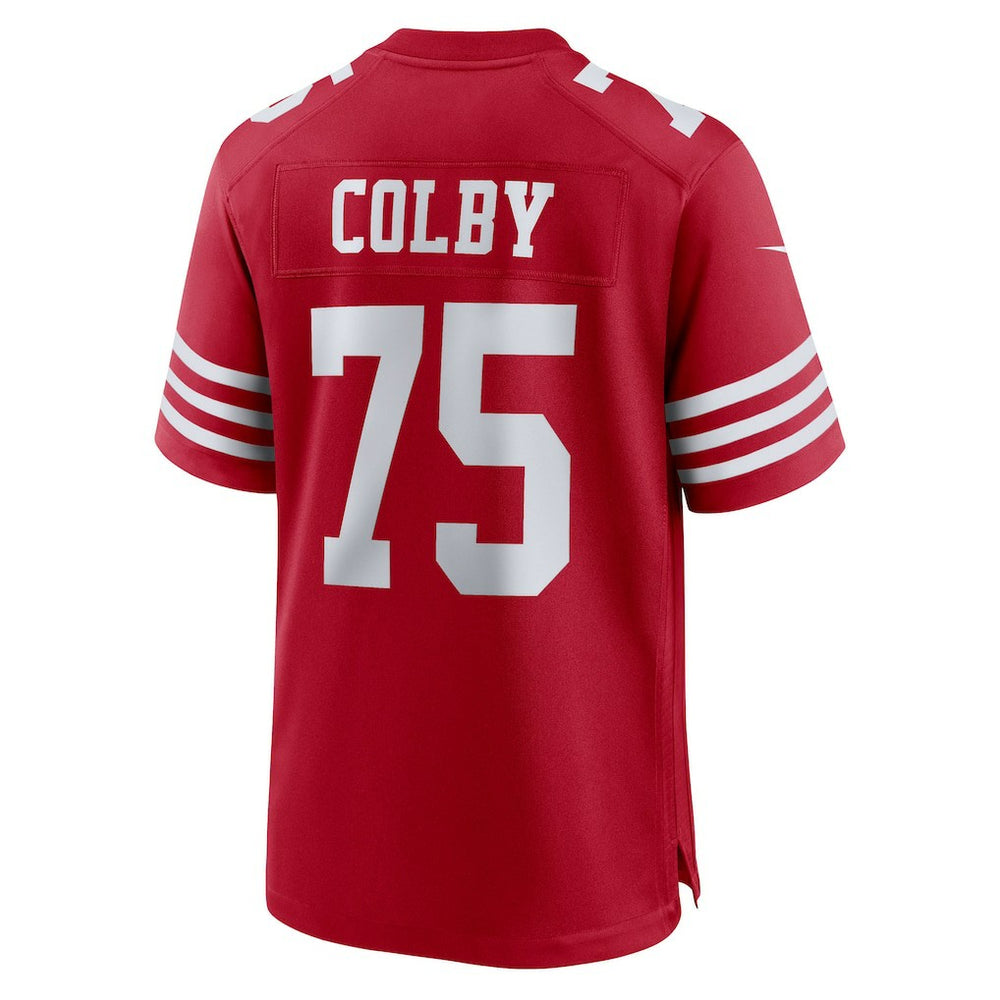 Connor Colby San Francisco 49ers Team Game Jersey - Scarlet