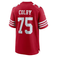 Connor Colby San Francisco 49ers Team Game Jersey - Scarlet