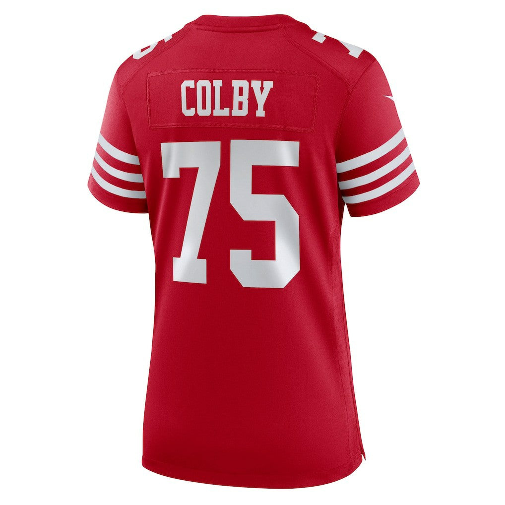 Connor Colby San Francisco 49ers Women's Team Game Jersey - Scarlet
