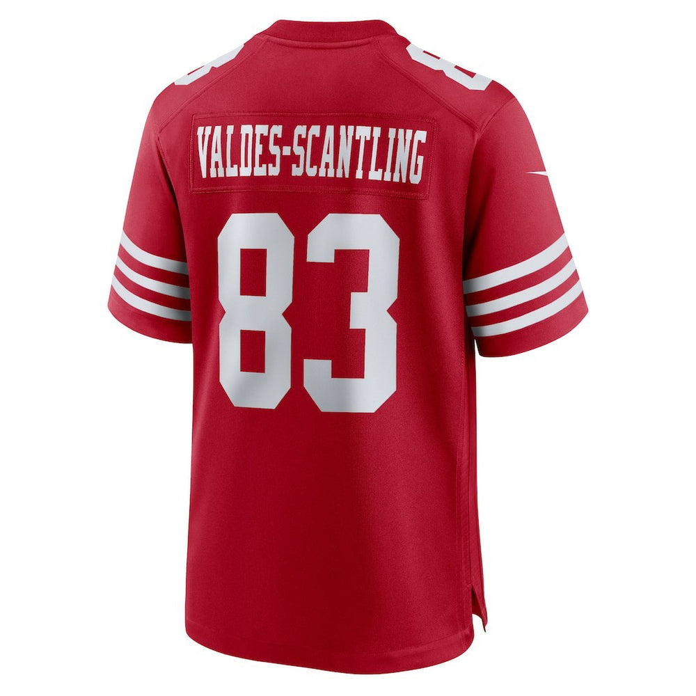 Marquez Valdes-Scantling San Francisco 49ers Team Game Jersey - Scarlet