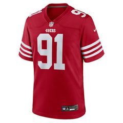 Sam Okuayinonu San Francisco 49ers Team Game Jersey - Scarlet