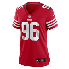 Jordan Jefferson San Francisco 49ers Women's Team Game Jersey - Scarlet